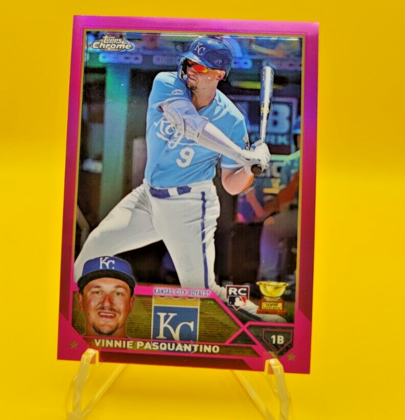 Vinnie Pasquantino - PINK REFRACTOR - ROOKIE - 2023 Topps Chrome - 119