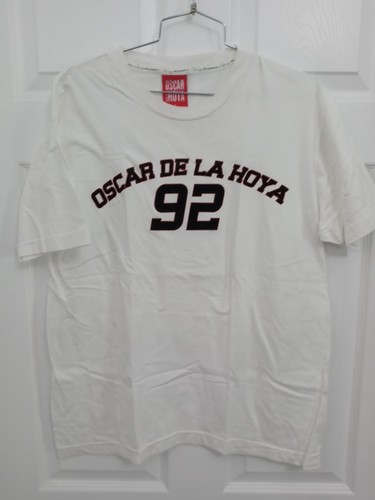 Vintage Offical Oscar De La Hoya 92 100% Cotton T-Shirt Size XXL Gray