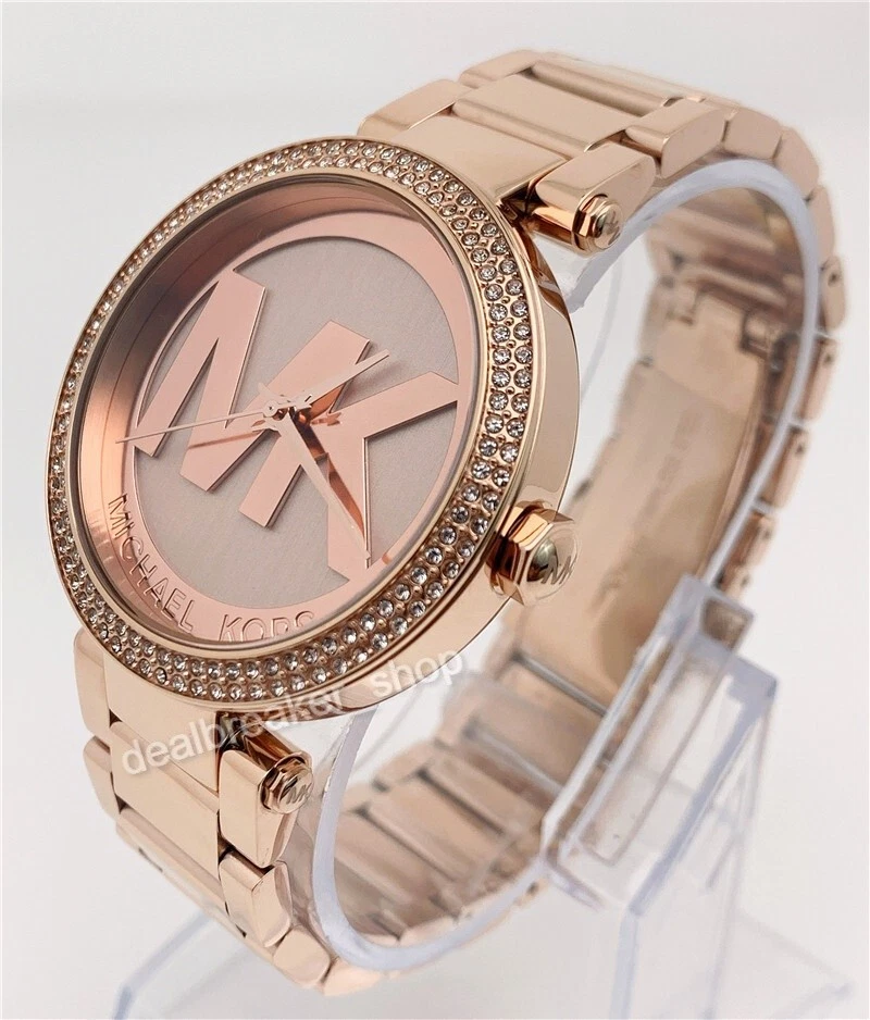 Orologio Donna Michael Kors MK5865 Parker Tutto Colore Oro Rosa 39 mm MK Quadrante Logo