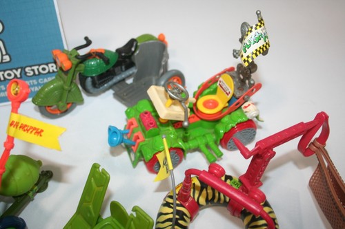 TMNT Teenage Mutant Ninja Turtles Vintage Vehicle Playset Lot Playmates - Picture 3 of 11