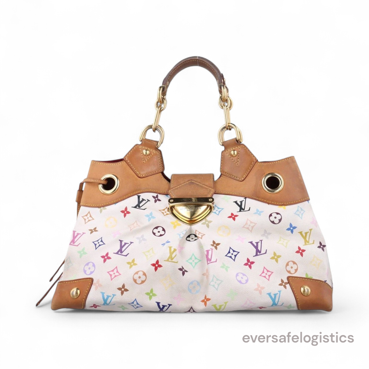 【希少】 LOUIS VUITTON 95Multicolore Monogram Ursula バッグ Louis Vuitton Ursula Shoulder Bag Multicolor Canvas for sale