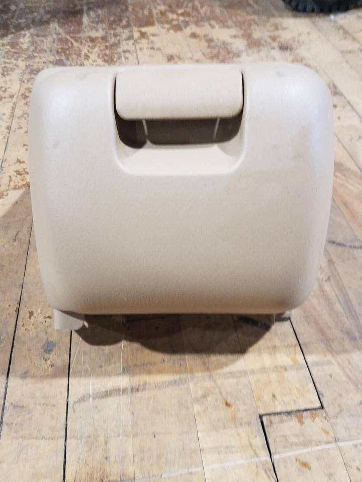 Chrysler Town Country 1996 consola central delantera compartimento de almacenamiento bronceado usado OEM Foto 2 de 4