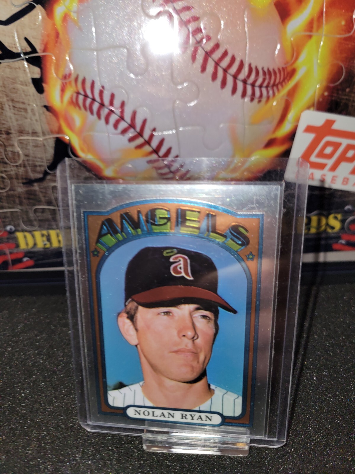 1999 Topps COMMEMORATE REPRINTS Finest Chrome #5 Nolan Ryan 1972