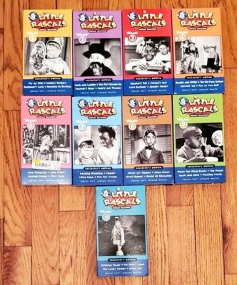 Little Rascals VHS Volumes 1-4/6-10 New Old Stock Collectors