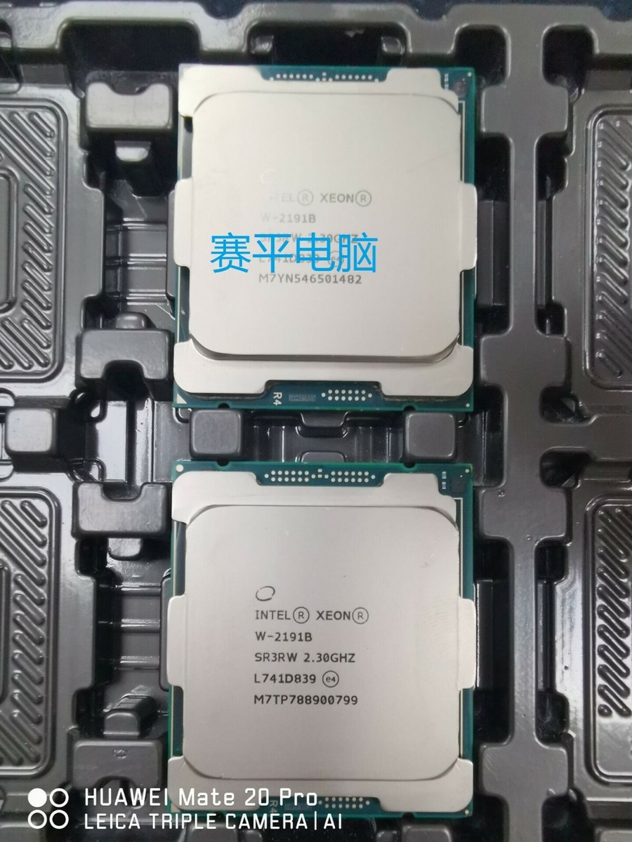 Intel Xeon W-2191B 2.3 GHz 18 Core 36 Threads SR3RW LGA 2066 Intel Xeon W-2191B 2.3 GHz 18 Core 36 Threads SR3RW LGA 2066