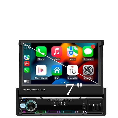 ALPINE CDA-117Ji 1 DIN Car Stereo CD Player Auxiliary Input Silver