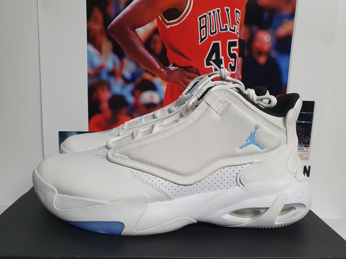 Nike Air Jordan Max Aura White University Blue UK 12 EUR