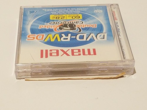 Maxwell Dvd-RWDs Double sided 60min 2.8GB 2pack New - Bild 4 von 4