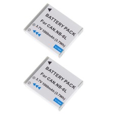 2X NB-6L Battery for Canon PowerShot SX530 HS SX540 HS SX610 HS SX710HS