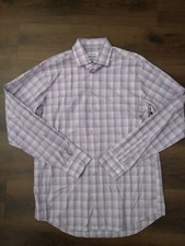 Calvin Klein Mens Dress Shirt Long Sleeve Button Up Size 15 1/2, 34/35 Regular
