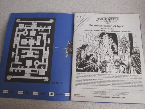TSR AD&D RPGA R2 UNTERSUCHUNG VON HYDELL FRANK MENTZER ADVANCED DUNGEON DRAGON - Bild 3 von 5