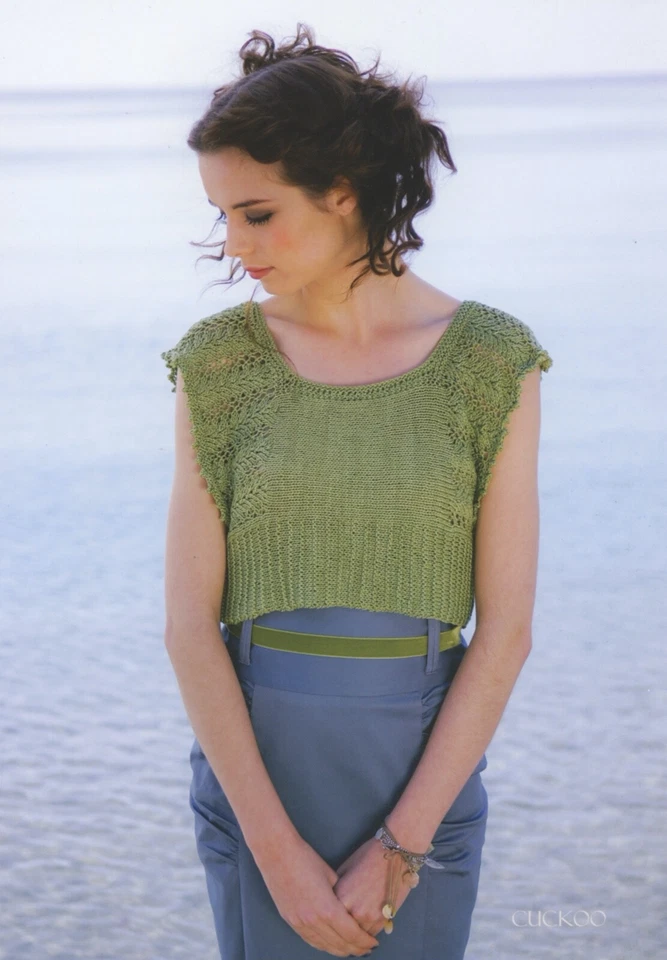 Libro de patrones de tejido Louisa Harding "copia de tienda" Belle 12 proyectos seda morera Foto 3 de 4