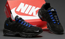 Nike Air Max 95 Black Blue Retro Air Cushion Sneakers Free Shipping