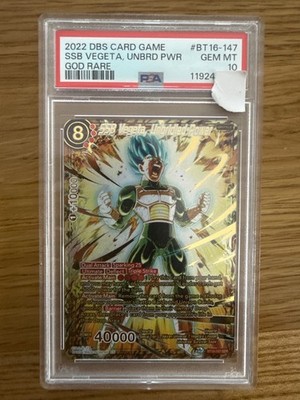 god rare vegeta card SSB 2022 Dragon Ball Super TCG Realm of the Gods Unbridled Power Foil Secret #BT16-147 (Ungraded) - 2022 Dragon Ball Super GDR SSB