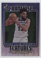 2020-21 Panini Donruss Franchise Features Green Flood Karl-Anthony Towns #18 4gh