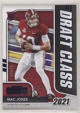 2021 Panini Contenders Draft Picks Draft Class Blue 87/99 Mac Jones #15 1v3