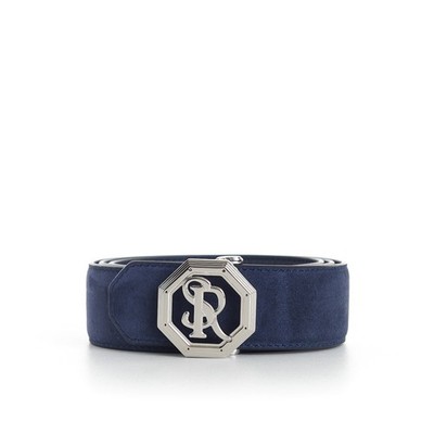 STEFANO RICCI 1000$ Suede Belt - SR Buckle