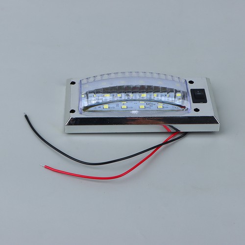 LED 12V-24V Panel Light Car Interior Lampa do czytania Wysoka jasność Światła kabiny - Zdjęcie 8 z 11