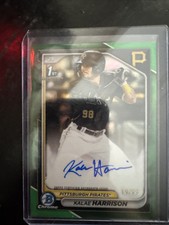 2024 Bowman 1st Green Refraction Kalae Harrison Autograph 19/99