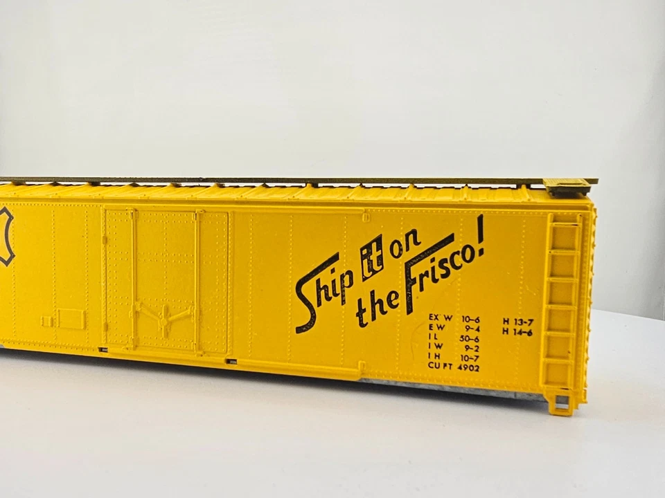 Roundhouse HO Scale 50' Box Car Frisco NIRX 14007 Train Car Unassembled Kit - Image 4 of 4
