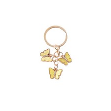 Fuqimanman2020 1 3 Pcs Butterfly Charms Keychain Cute Acrylic Small, Yellow