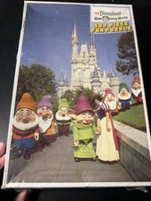 Vintage Disney 500pc Puzzle Snow White 7 Dwarfs Disneyland Sealed