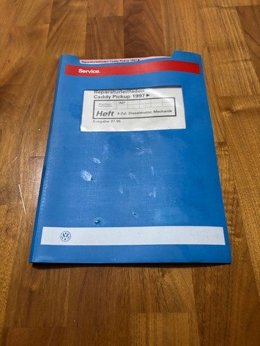 VW Reparatur Leitfaden CADDY PICKUP 1997 4 ZYL. DIESELMOTOR MECHANIK 07/1996