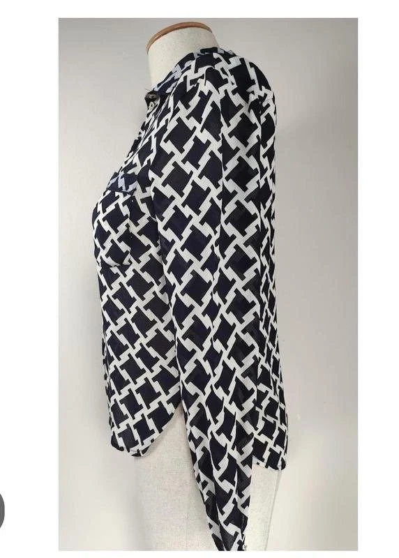 Women Baum und Pferdgarten Shirt Black Viscose 36 #5QV7 - Bild 4 von 4