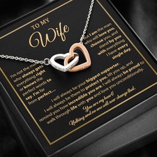 To My Wife Necklace, Gift For Wife, Anniversary Gift For Wife, Necklace For Wife