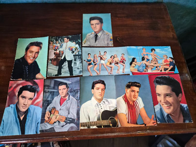 Elvis Presley Postkarten Konvolut 10 Stück Vintage 50er 60er Paramount UFA RCA