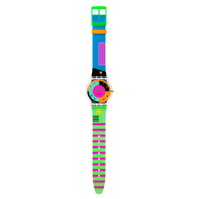 Swatch NEON HOT RACER Quartz Analog Watch [SS08K119] from Japan F