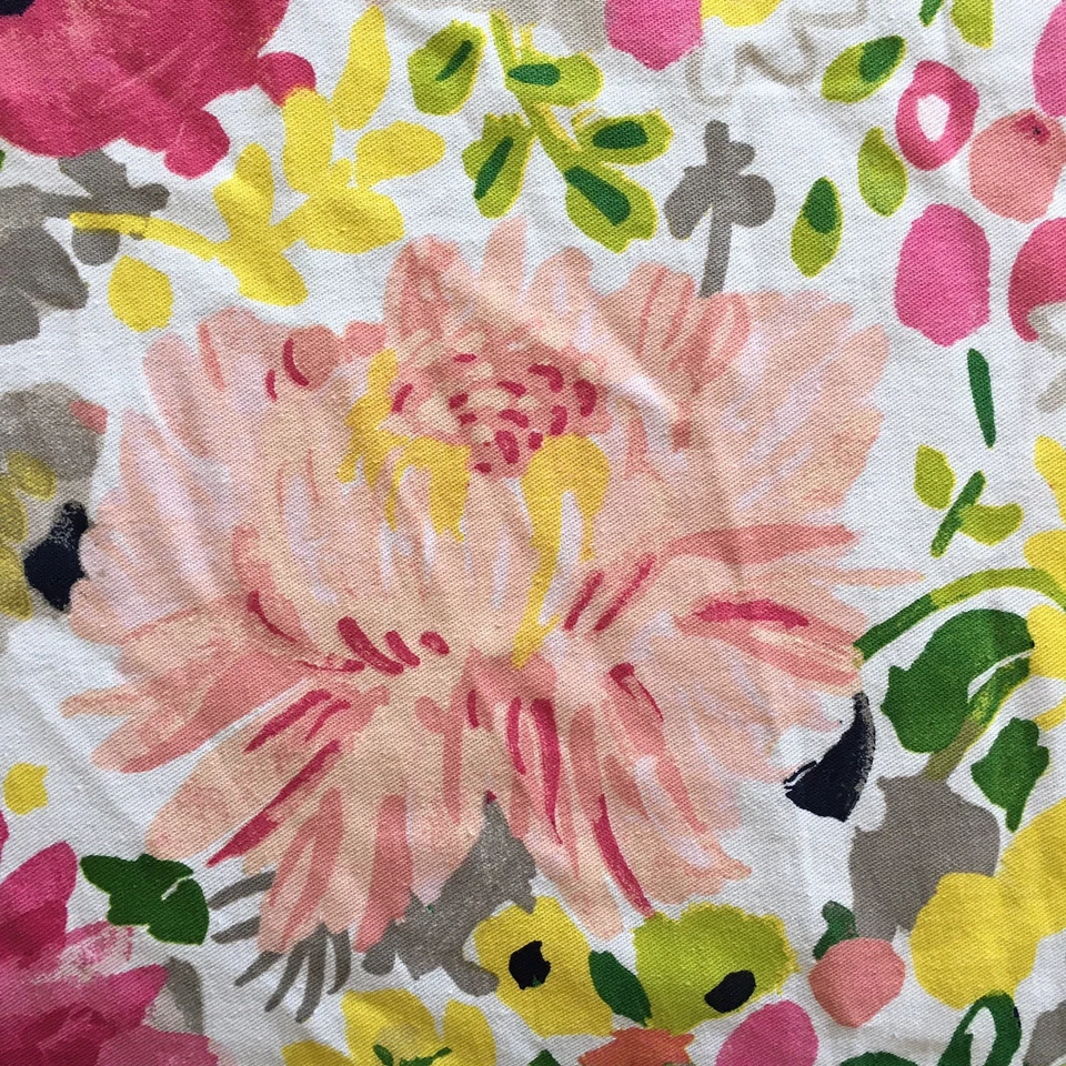 Kate Spade NY Cortina de Ducha Floral Rosa Algodón/Poliéster 68W x 73L Colorido Foto 3 de 4