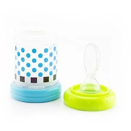 Sassy Baby Food Nurser Set of 2 Count Cereal Feeder 4oz Bottles Nipple Spoon Kid - Image 3 of 4