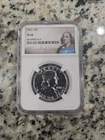 UNDER VALUE 1961 NGC PF68 Silver Proof Franklin Half Dollar 50c with Portrait