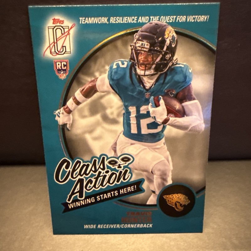 2025 Topps Signature Class Travis Hunter CA-15 Class Action Rookie Card RC