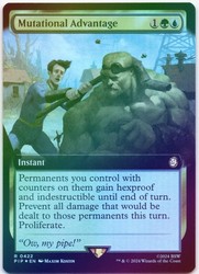 Mutational Advantage (Extended Art) Foil Universes Beyond: Fallout