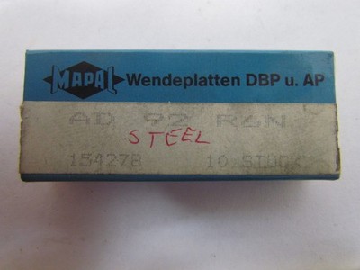 Mapal AD 92 R6N Tooling Insert Box of 10pcs