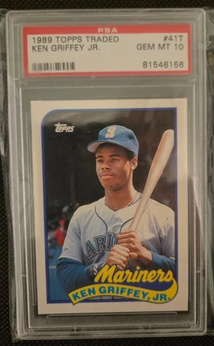 1989 Topps Traded - Ken Griffey Jr #41T (RC) - PSA 10 - GEM MT - Rookie, HoF