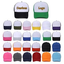 Customized Print Logo Photo Baseball Mesh Caps for Men Boy Women Girl Sport Hats