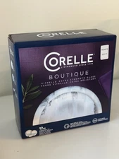Corelle Tranquil Reflections 12-piece Dinnerware Set, Service for 4 [NEW]