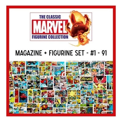 Eaglemoss Classic Marvel Figurine Collection Magazine & Figure #1-91 Choose Hero