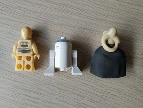 Bib Fortuna With Cape, R2-D2 and C-3PO Minifigures From Lego 4475