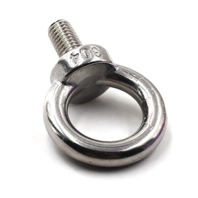 M16 Eye Bolt 304 Stainless Steel Heavy Duty Lifting Ring Bolt Screws Pack of 1