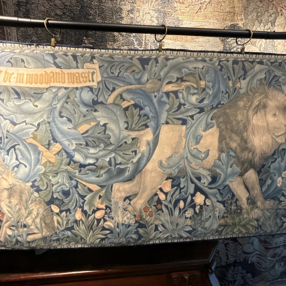 Mini The Forest William Morris tapeçaria lembrança tecido impressão réplica 104 polegadas - Imagem 4 de 4
