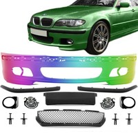 StoßStange Vorne Lackiert Passt FüR BMW E46 4/5 TüRer Nicht M-Paket + NSW Klar