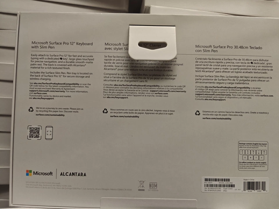 Microsoft Surface Pro 12-inch Keyboard with Slim Pen - Ocean - image 2 of 2