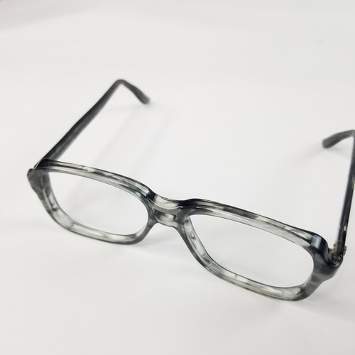 Vintage Titmus Z87 Safety Glasses Two Toned Gray Horn Rimmed Frame 53-15-140 - Picture 3 of 7