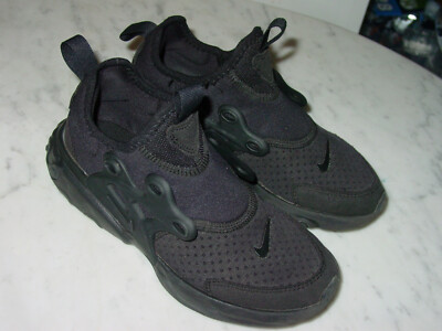 2019 Nike React Presto ''Triple Black'' Youth Running Shoes! Size 1Y Sold As Is! 