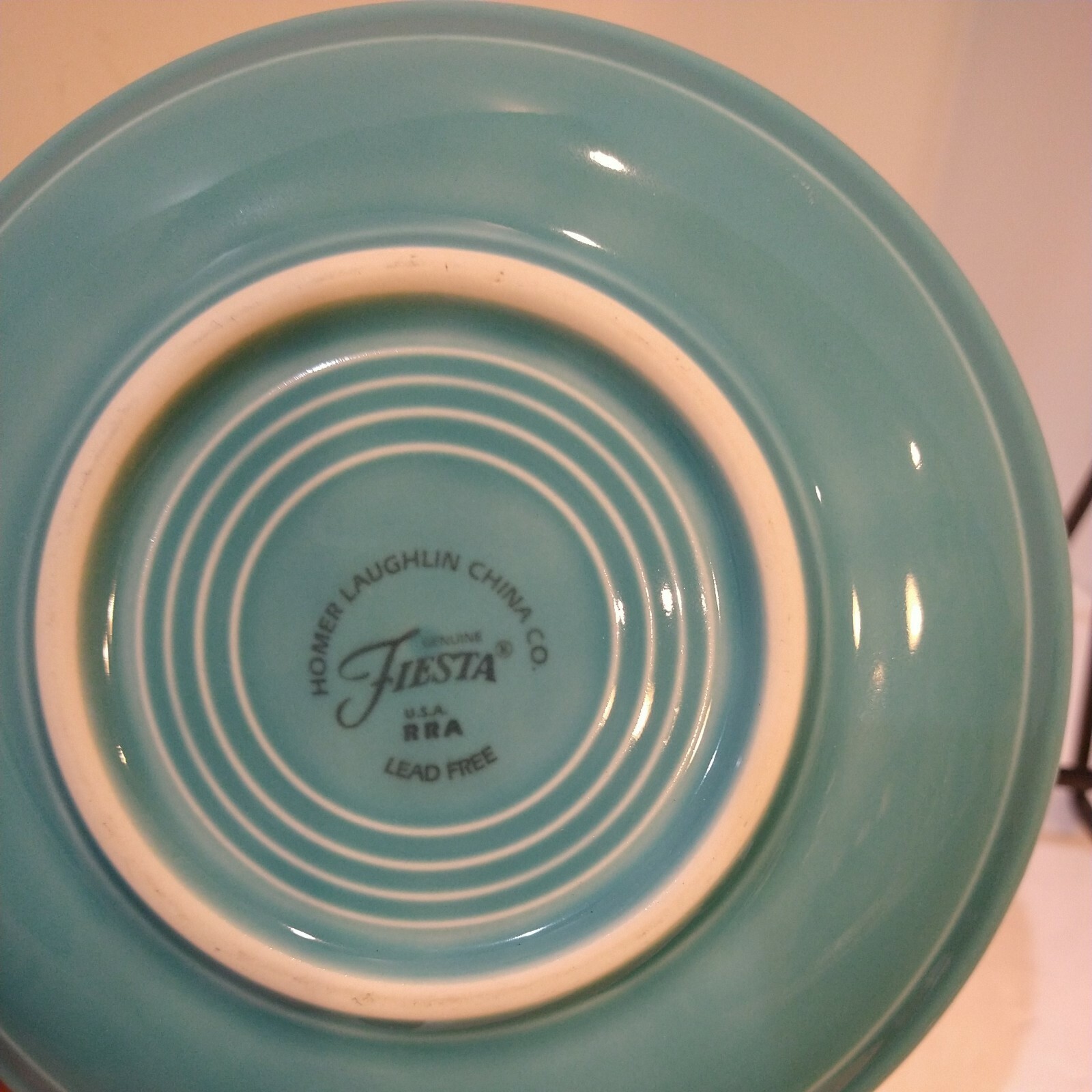 Lot Of 4 Fiestaware Vintage Saucer Plates In Early Original Colors EUC