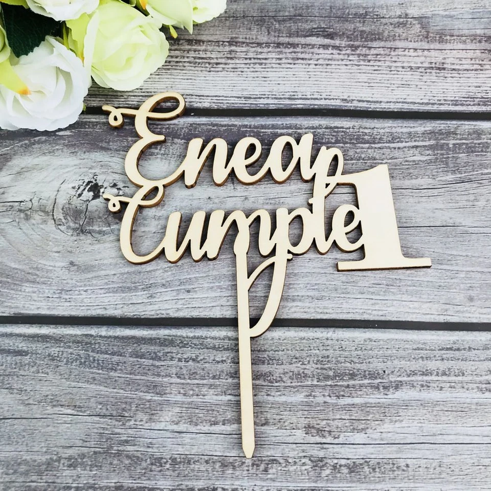 14cm 16cm 18cm Personalizzati Happy Birthday Torta Topper Festa Forniture Casa - Immagine 2 di 4